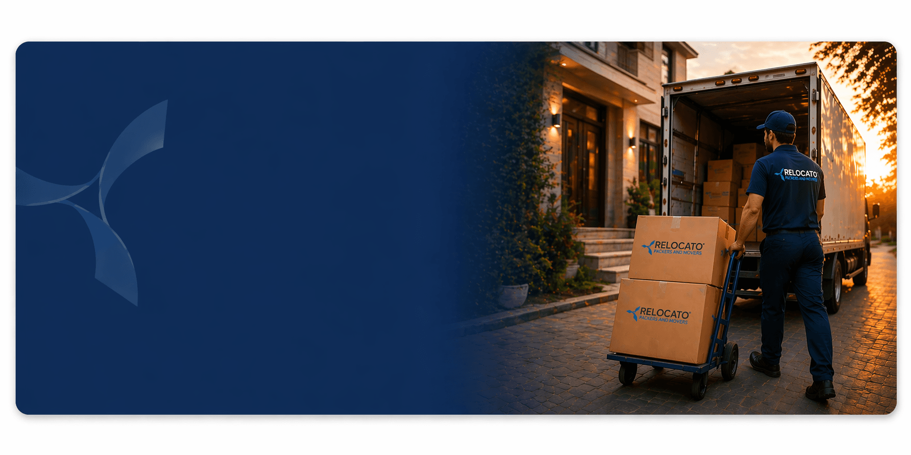Relocato mover loading a delivery truck